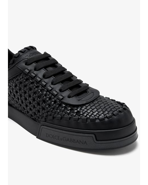 Dolce & Gabbana Black Portofino Yacht Sneakers for men
