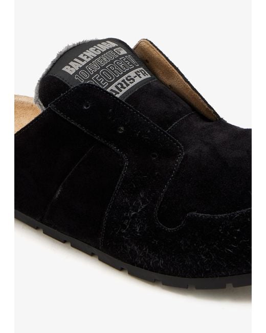 Balenciaga Black Dumbo Mules for men