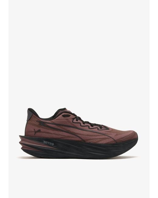 PUMA Brown Deviate Pure Nitro Sneakers for men
