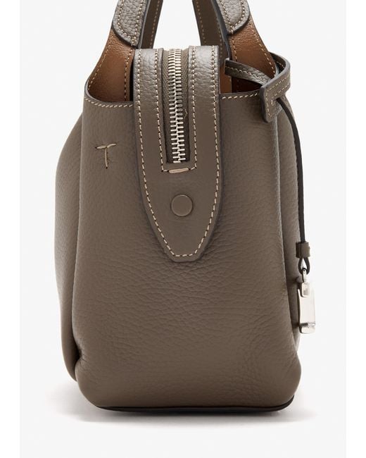 Tod's Brown Mini Bowling Bag