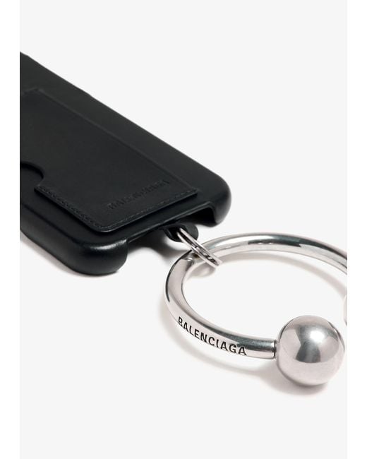 Balenciaga Black Iphone 16 Pro Max Piercing Case for men