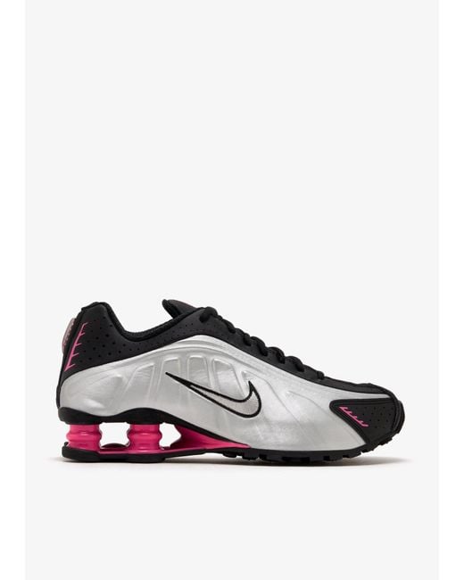 Nike White Shox R4 Sneakers