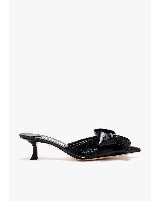 Jimmy Choo White Staz 50 Mules