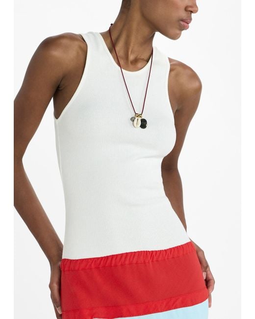 Eliou Red Drift Necklace