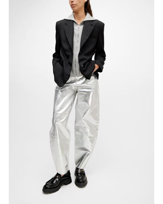 Alexander Wang Black Carter Lug Loafers