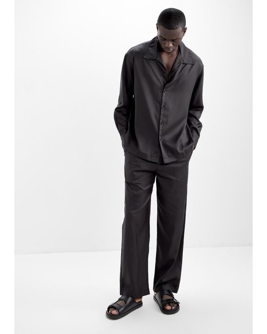 Ferragamo Black Double-Strap Sandals for men