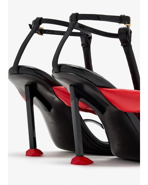 Givenchy Red Boudoir Sandals