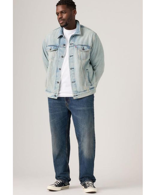 Levi's Blue 502 Taper Jeans (Big & Tall) for men