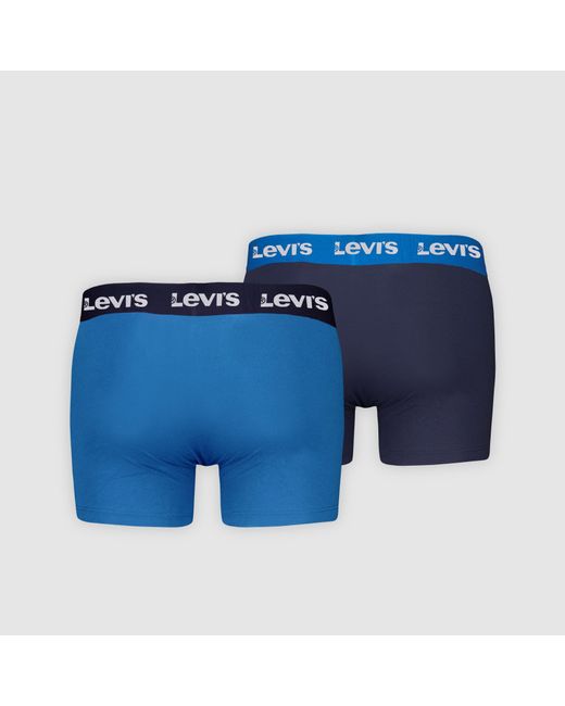 Levi's Blue Basic Boxer Brief 2 Pack for men