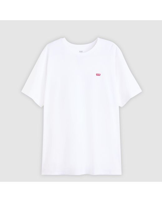 Levi's Original Housemark T Shirt (Big & Tall) in het White voor heren