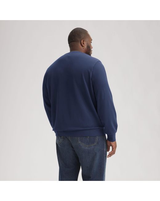 Levi's Blue Original Housemark Sweatshirt (Big & Tall) for men