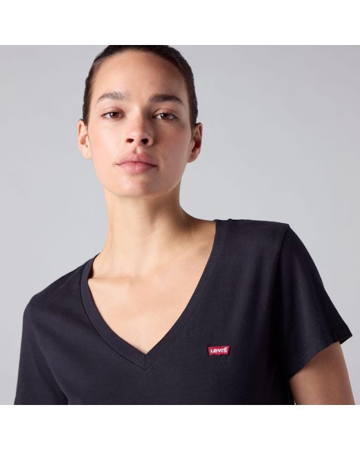 Levi's Black The Perfect V Neck Tee