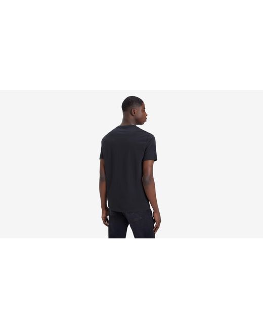 Levi's Blue Classic Housemark V Neck Tee for men