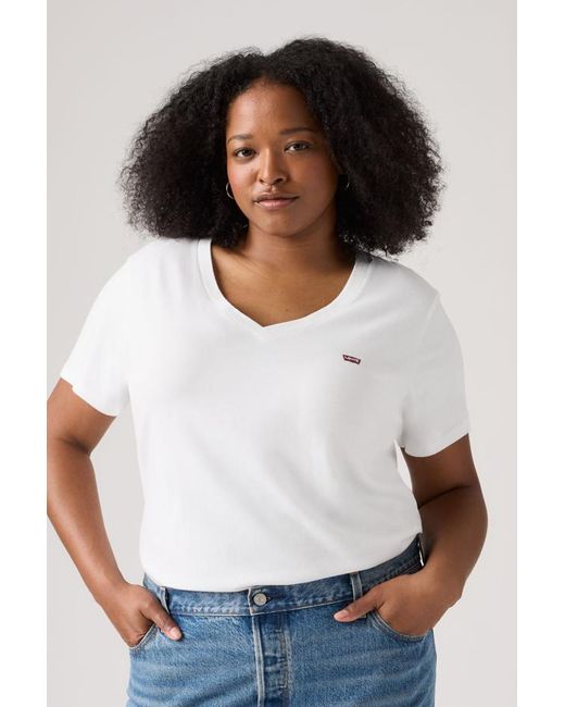 Levi's Black The Perfect V Neck (Plus Size)