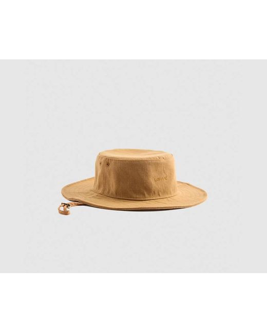 Levi's Bucket Hat Met Trekkoord in het Blue voor heren