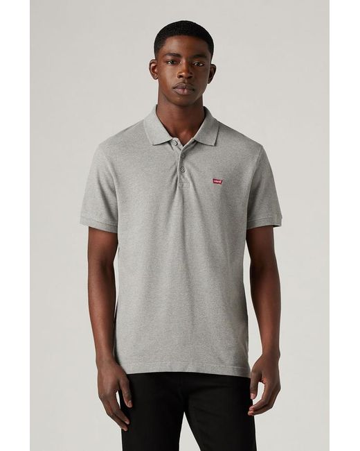 Levi's Black Housemark Polo Shirt for men