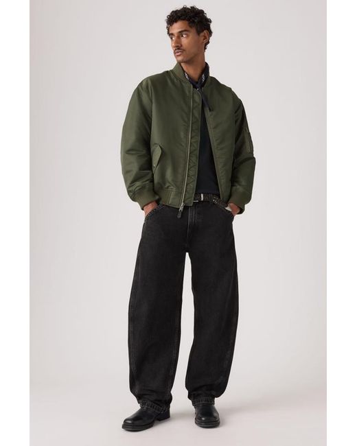 Levi's Black Baggy Barrel Jeans for men