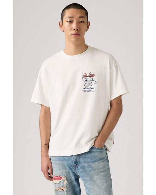 Levi's White X Toy Story Boxy Tee for men