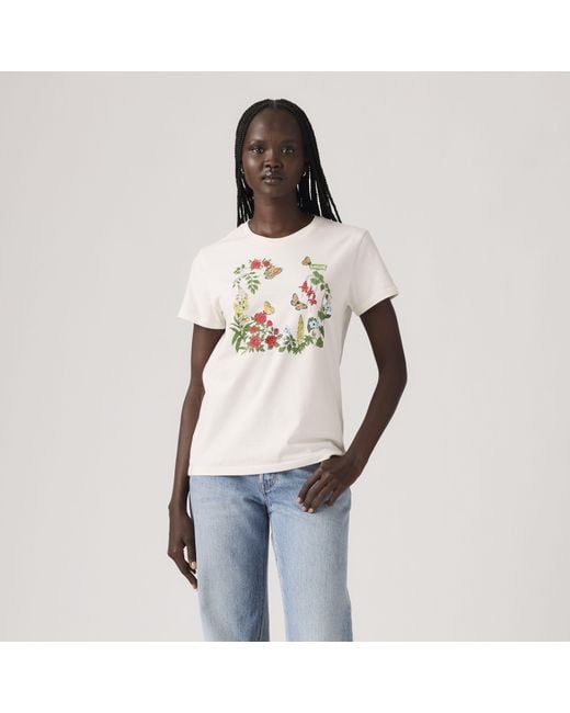 Levi's White The Perfect Tee