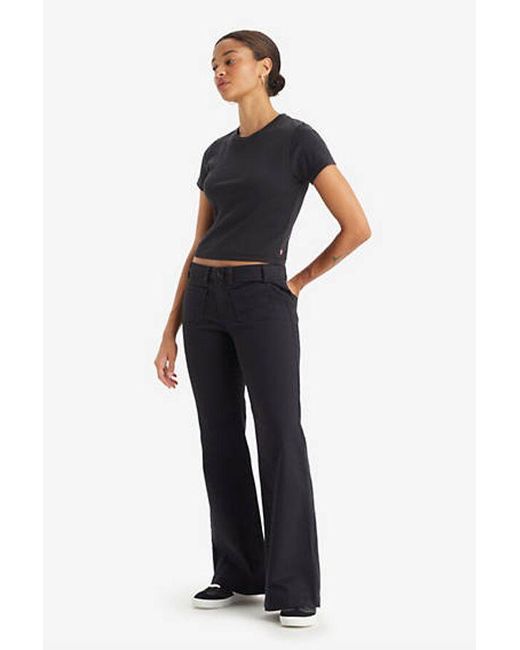 Levi's Black Superlow Flare Pants