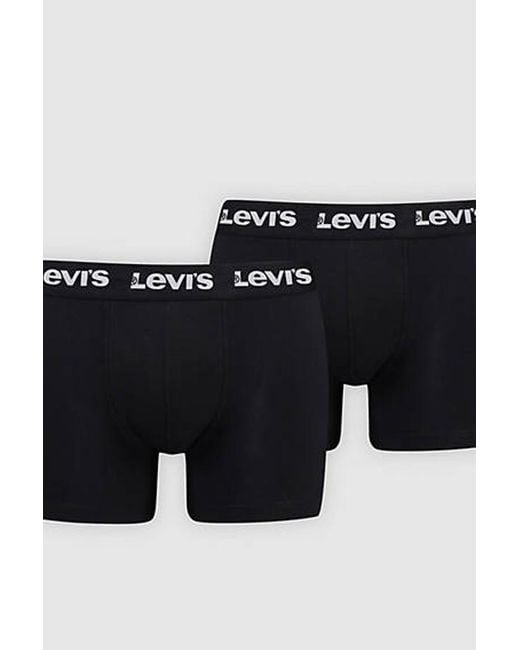 Levi's Basic Boxerslip Set Van 2 in het Black voor heren