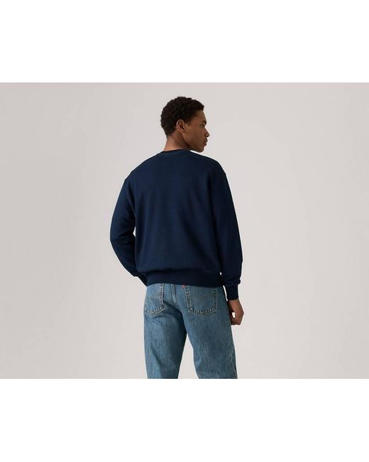 Sudadera De Cuello Redondo Standard Graphic Levi's de hombre de color Blue