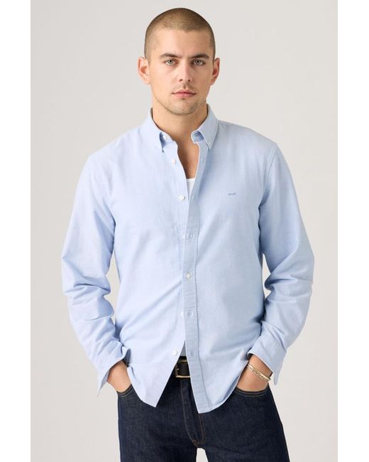 Levi's Blue Authentic Button Down Shirt for men