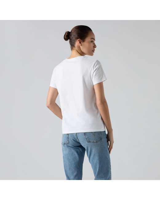 Levi's The Perfect T Shirt in het White