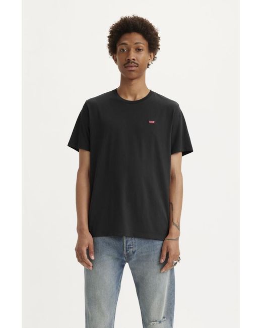 Levi's Black Original Housemark Tee for men