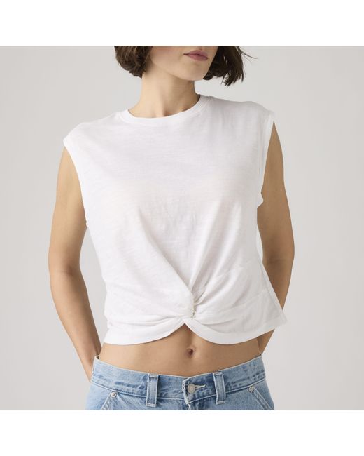 Jemma Knot Tee Levi's de color Blue