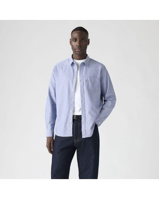 Levi's Black Classic 1 Pocket Standard Shirt for men