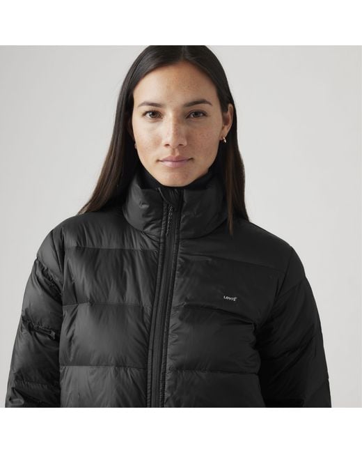 Levi's Polly Packable Donsjack in het Black