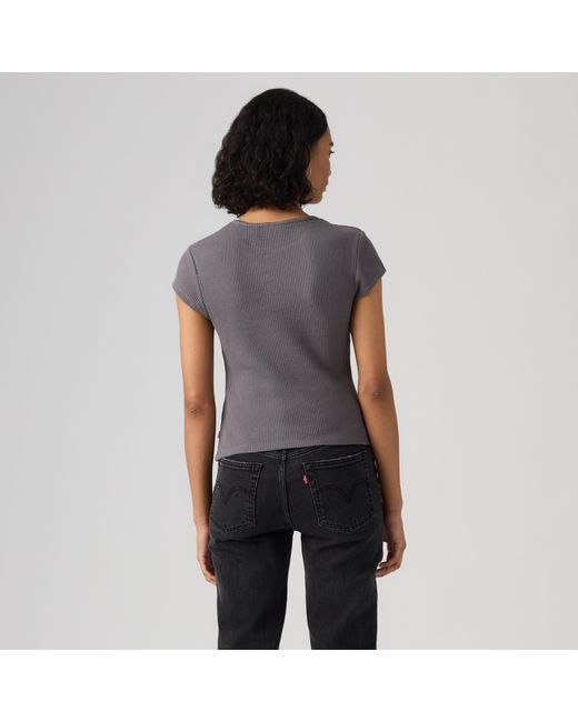 Graphic Waffle Tee Levi's de color Gray