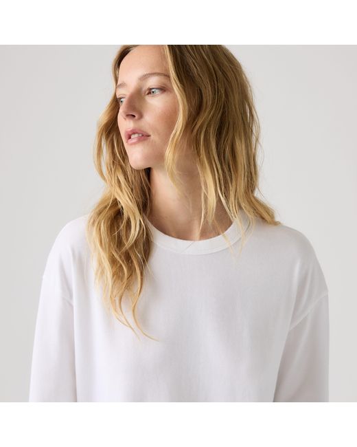 Levi's White Vintage Long Sleeve Tee