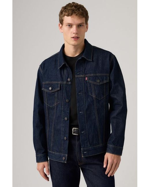 Levi's Relaxed Type Iii Trucker Jacket in het Blue voor heren