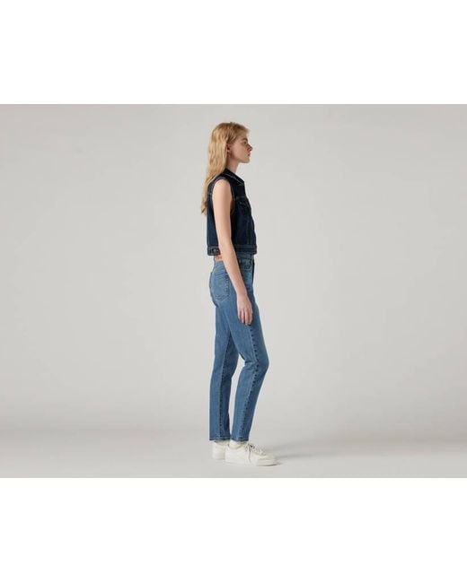 Jean Estrecho 501 Levi's de color Black