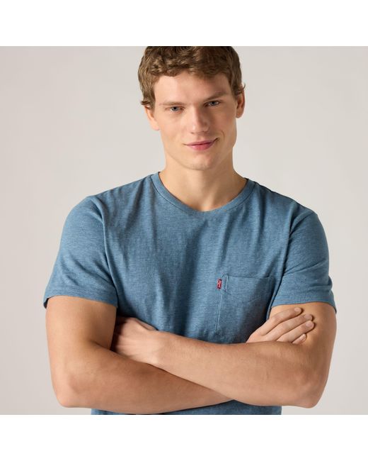 Levi's Blue Classic Pocket Tee for men