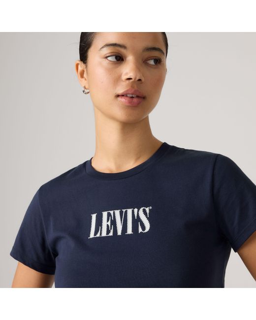 Levi's The Perfect Tee in het Blue
