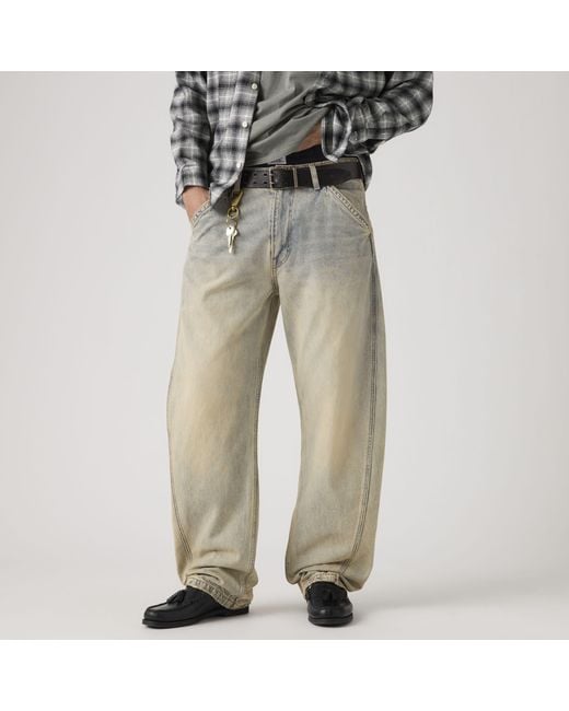 Levi's Natural Baggy Barrel Jeans for men
