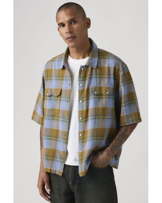 Levi's Multicolor Short Sleeve Boxy Western Lightweight Shirt for men