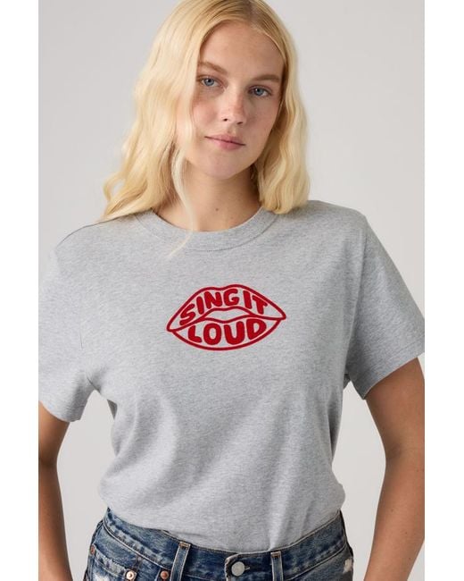 Levi's Gray Graphic Favorite Tee