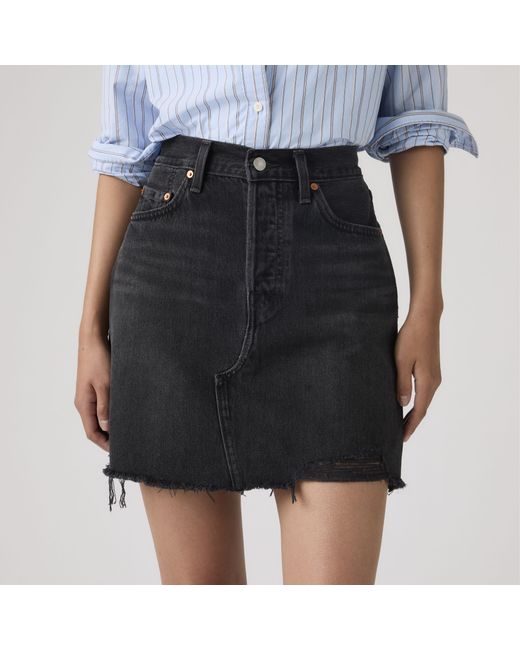 Levi's Black Deconstructed Skirt