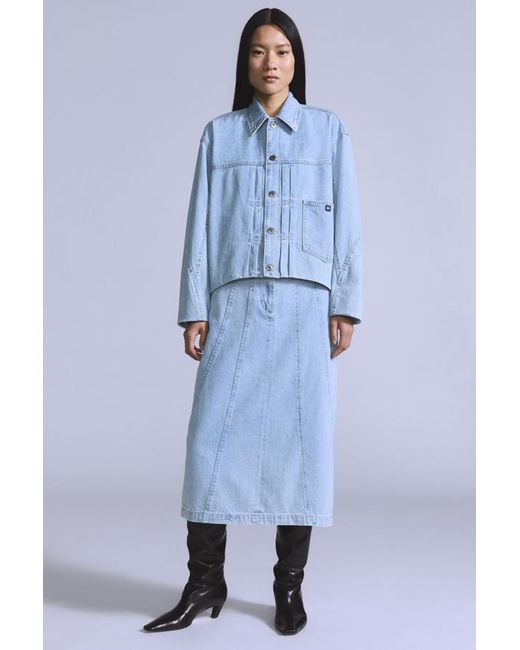 Falda Seamed Levi's de color Blue