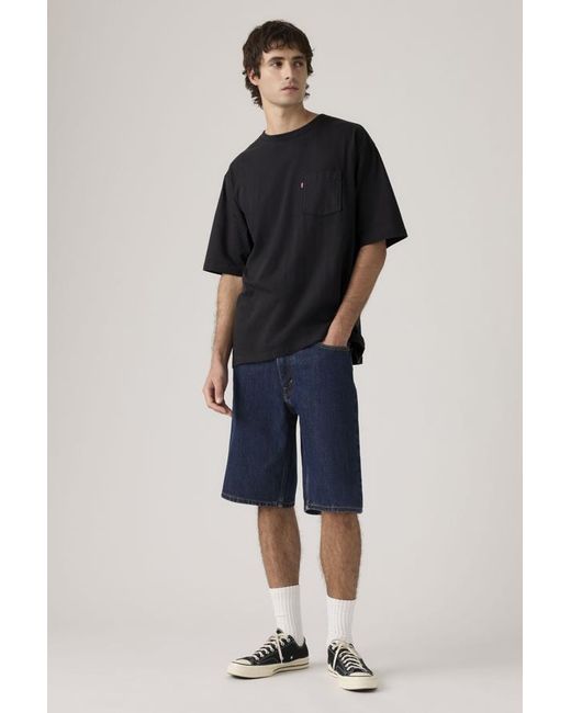 Levi's Blue 469 Loose Shorts for men