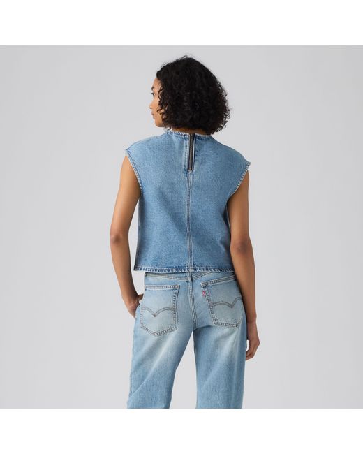 Levi's Denim Tee in het Blue