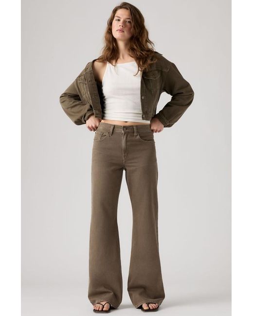 Levi's Loose Boot Jeans in het Brown