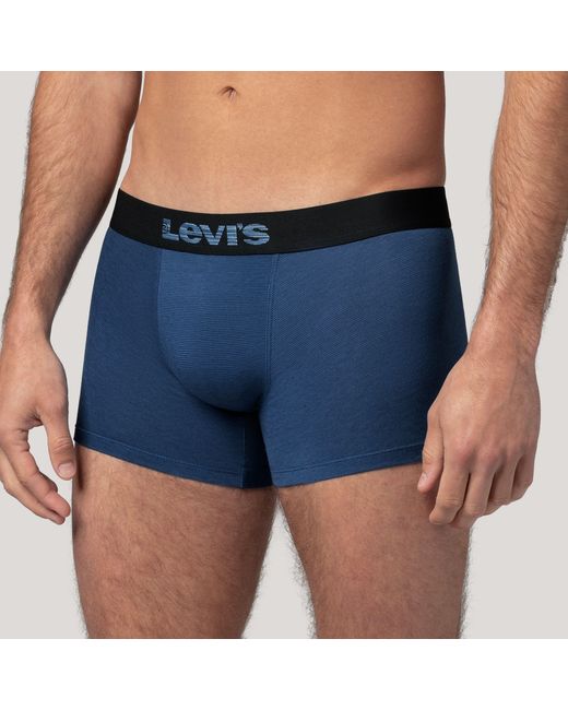 Levi's Blue Opt Iii Boxer Brief 2 Pack for men