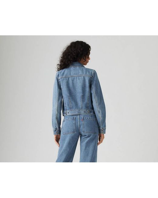 Levi's Xs Dart Trucker Jacket in het Blue