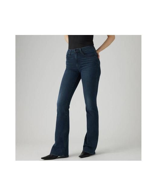 Jeans 726 Svasati A Vita Alta di Levi's in Blue