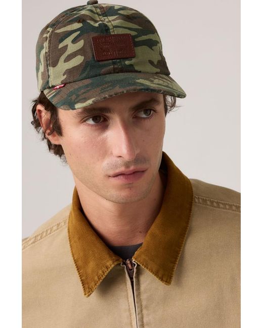 Levi's Brown Relaxed Dad Heritage Cap for men